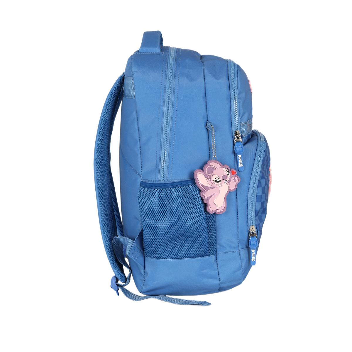 Mochila Stitch Teen College - Blue Checkered Up4You