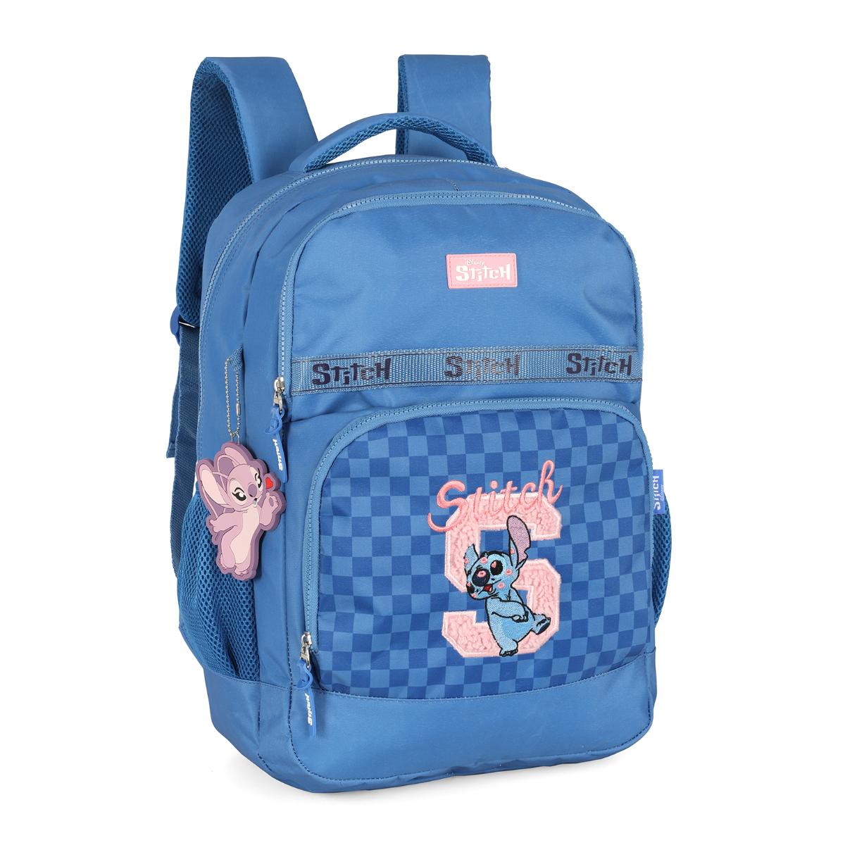 Mochila Stitch Teen College - Blue Checkered Up4You