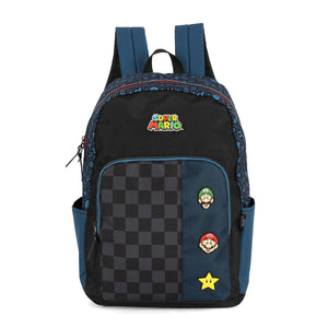 Mochila Super Mario Bros - Icons Blue