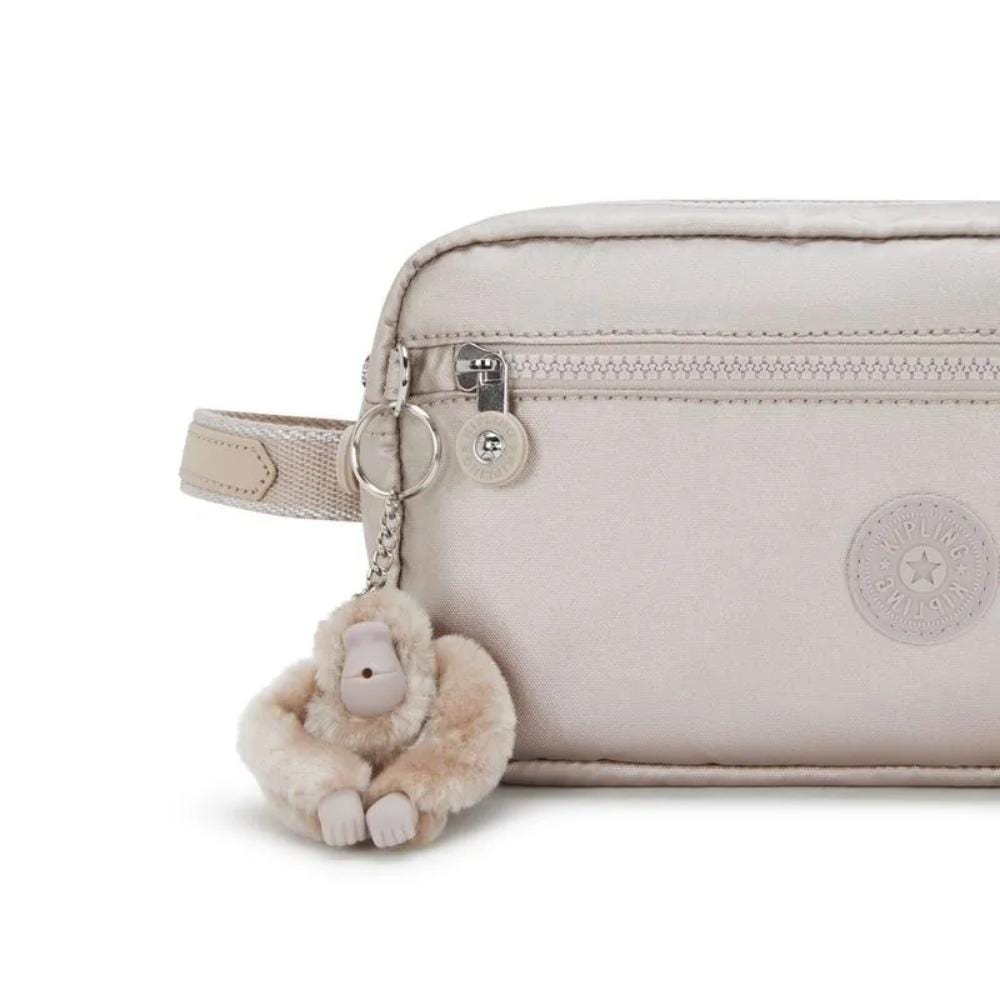 Nécessaire Kipling - AGOT - Metallic Glow Dourado Kipling