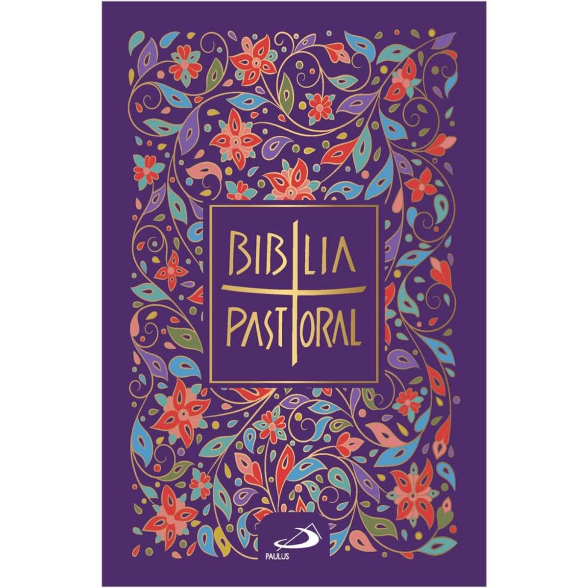 Nova Bíblia Pastoral Média - Capa Cristal - Flores Paulus