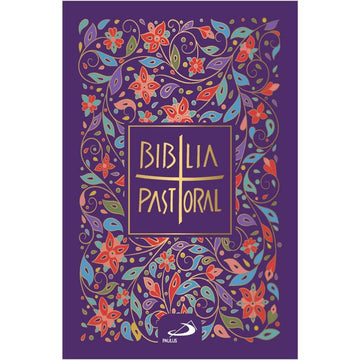 Nova Bíblia Pastoral Média - Capa Cristal - Flores Paulus