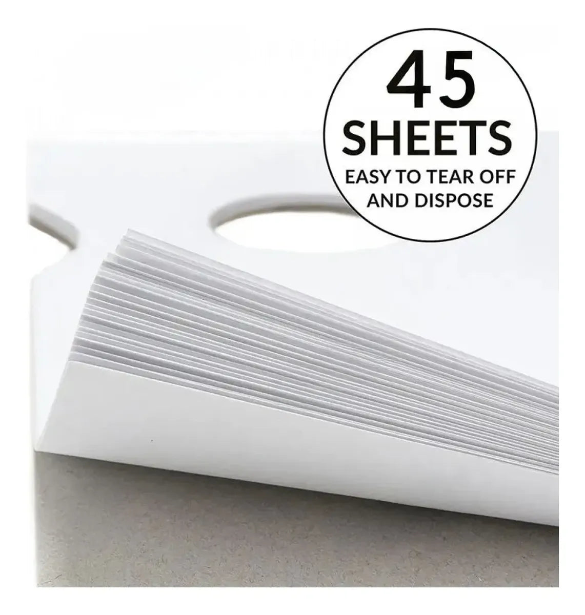 Paleta de Papel Descartável Sinoart 23x30cm - 40 Folhas Livraria Skilo