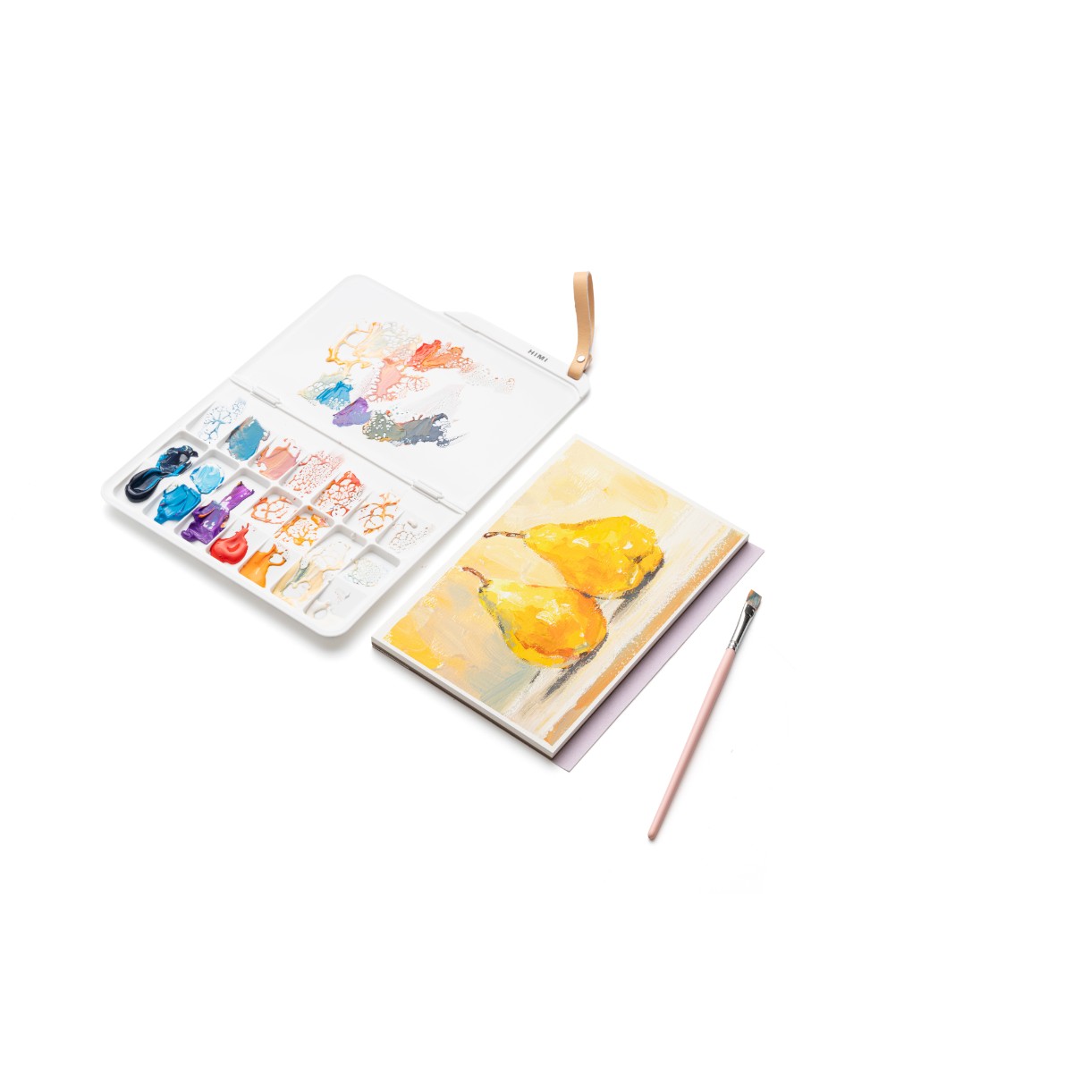 Paleta Dobrável para Aquarela HIMI 20x15cm Himi