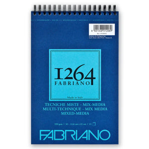 Papel Fabriano 1264 A5 - Mixed Media 300g - 15 folhas