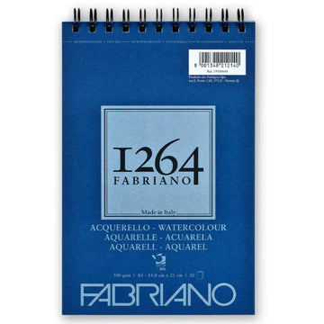 Papel Fabriano 1264 A5 - Watercolor 300g - 20 folhas Fabriano