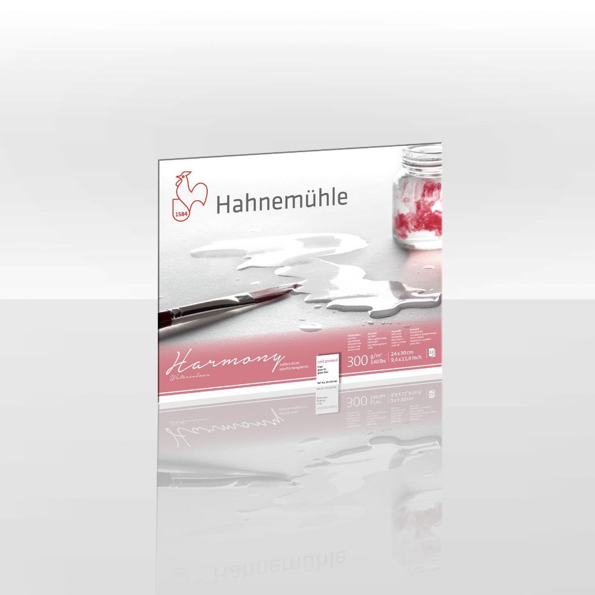 Papel Hahnemühle Harmony Aquarela 24x30cm - 300g/m² - Textura Fina- 12 folhas Livraria Skilo