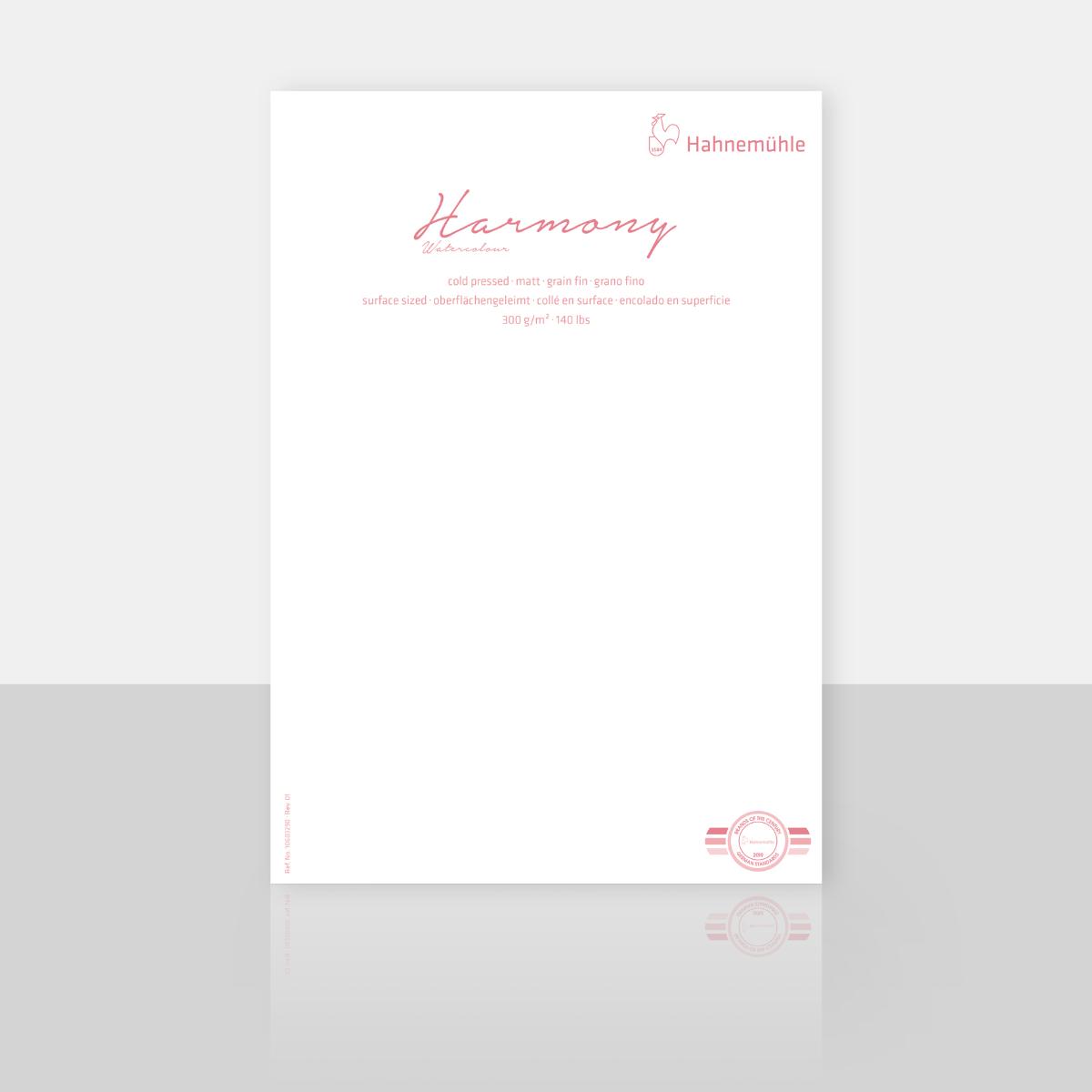 Papel Hahnemühle Harmony Aquarela 24x30cm - 300g/m² - Textura Fina- 12 folhas Livraria Skilo