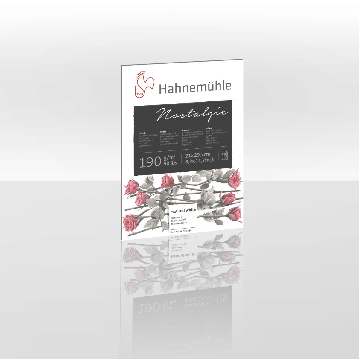 Papel Hahnemühle Nostalgie Sketch Pad A4 - 50 folhas Hahnemühle