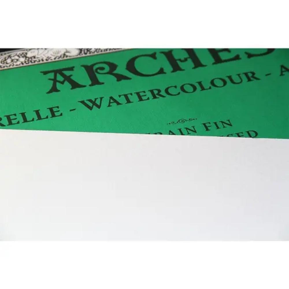Papel Para Aquarela Arches Grao Fino - 300g - 14,8x21cm - 12 Folhas Arches