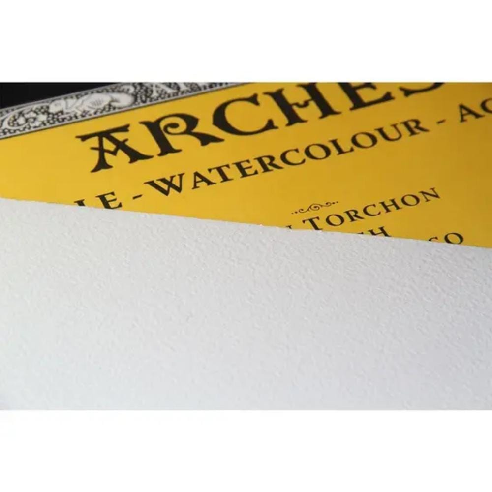 Papel Para Aquarela Arches Grao Rugoso - 300g - 14,8x21cm - 12 Folhas Arches