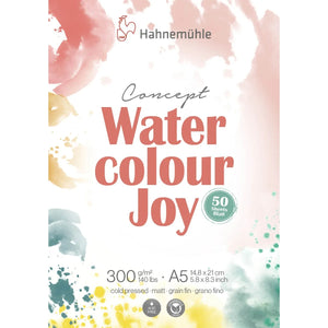 Papel Para Aquarela Concept Watercolor Joy - Textura Fina A5 - 300g/m²
