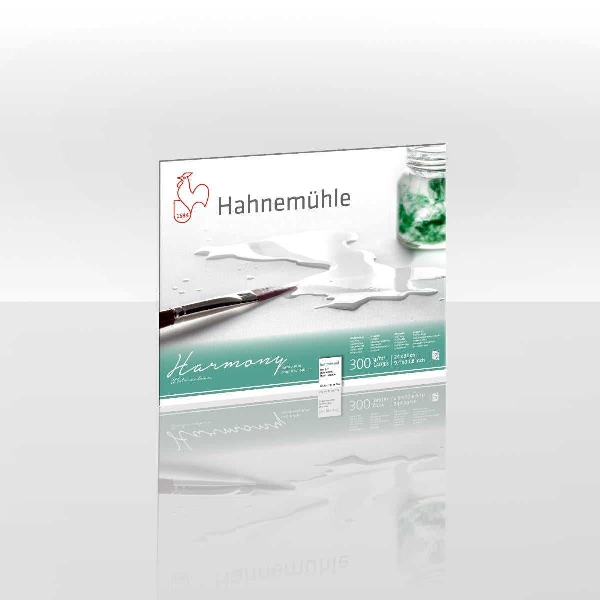 Papel Para Aquarela Hahnemühle Harmony 300g/m² Textura Satinada 24X30cm Hahnemühle