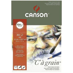 Papel Para Desenho Canson C a Grain A4 - 224g - 30 folhas