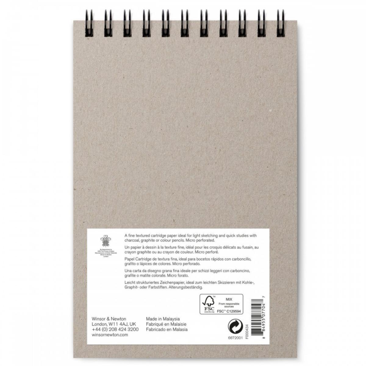 Papel Para Desenho Winsor & Newton Sketch A5 - 100g 50 folhas Winsor & Newton
