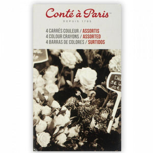 Pastel Seco Conté à Paris - 4 Cores - Iniciantes