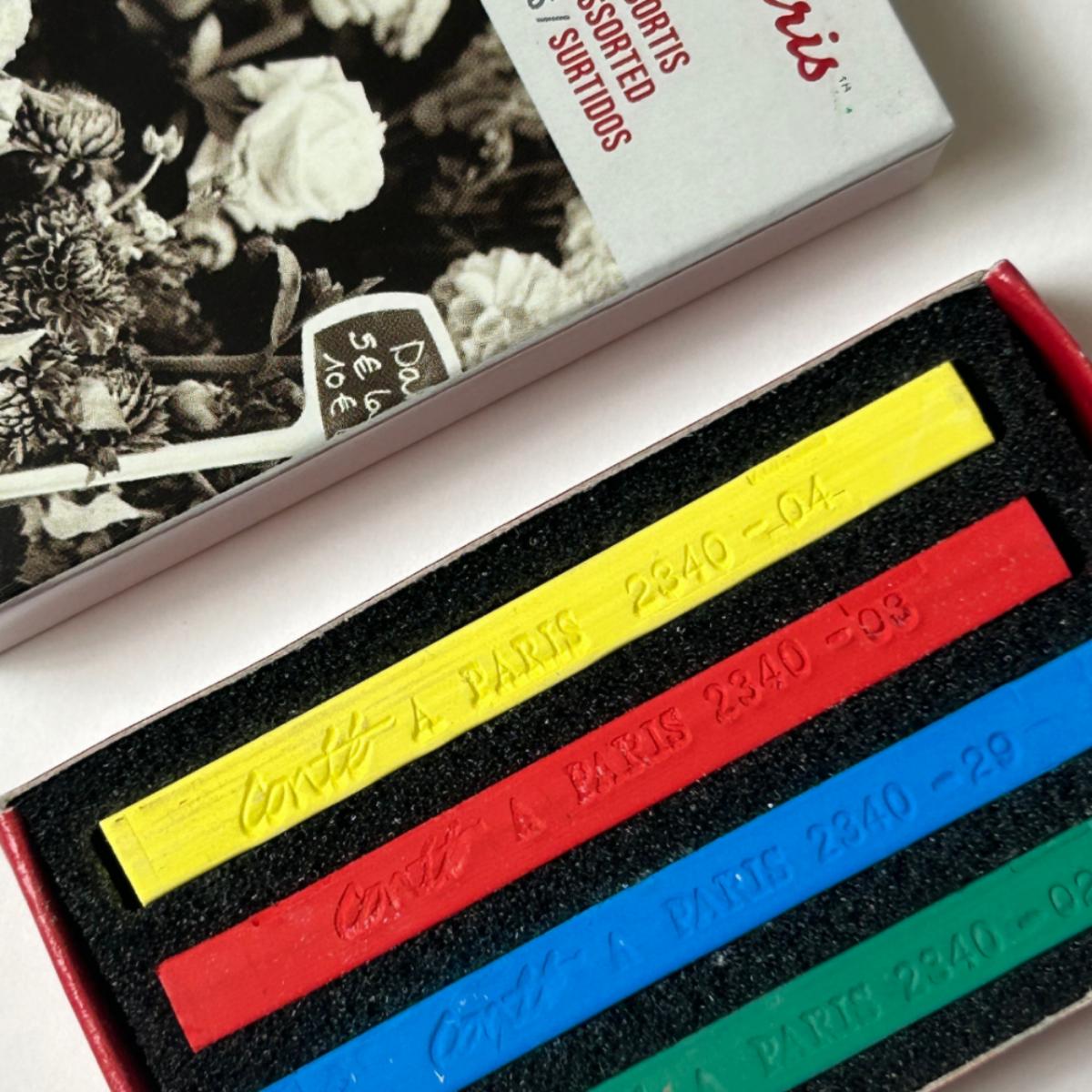 Pastel Seco Conté à Paris - 4 Cores - Iniciantes Conté à Paris