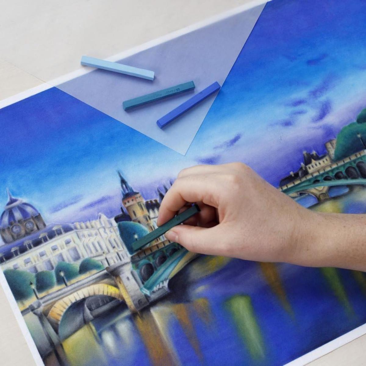 Pastel Seco Conté à Paris - Carré - 12 Cores Básicas Conté à Paris