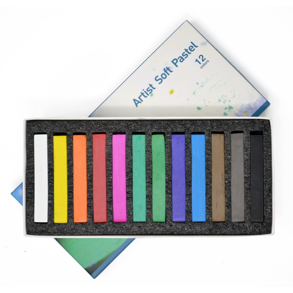 Pastel Seco Sinoart - 12 Cores Básicas - PO9912C Livraria Skilo