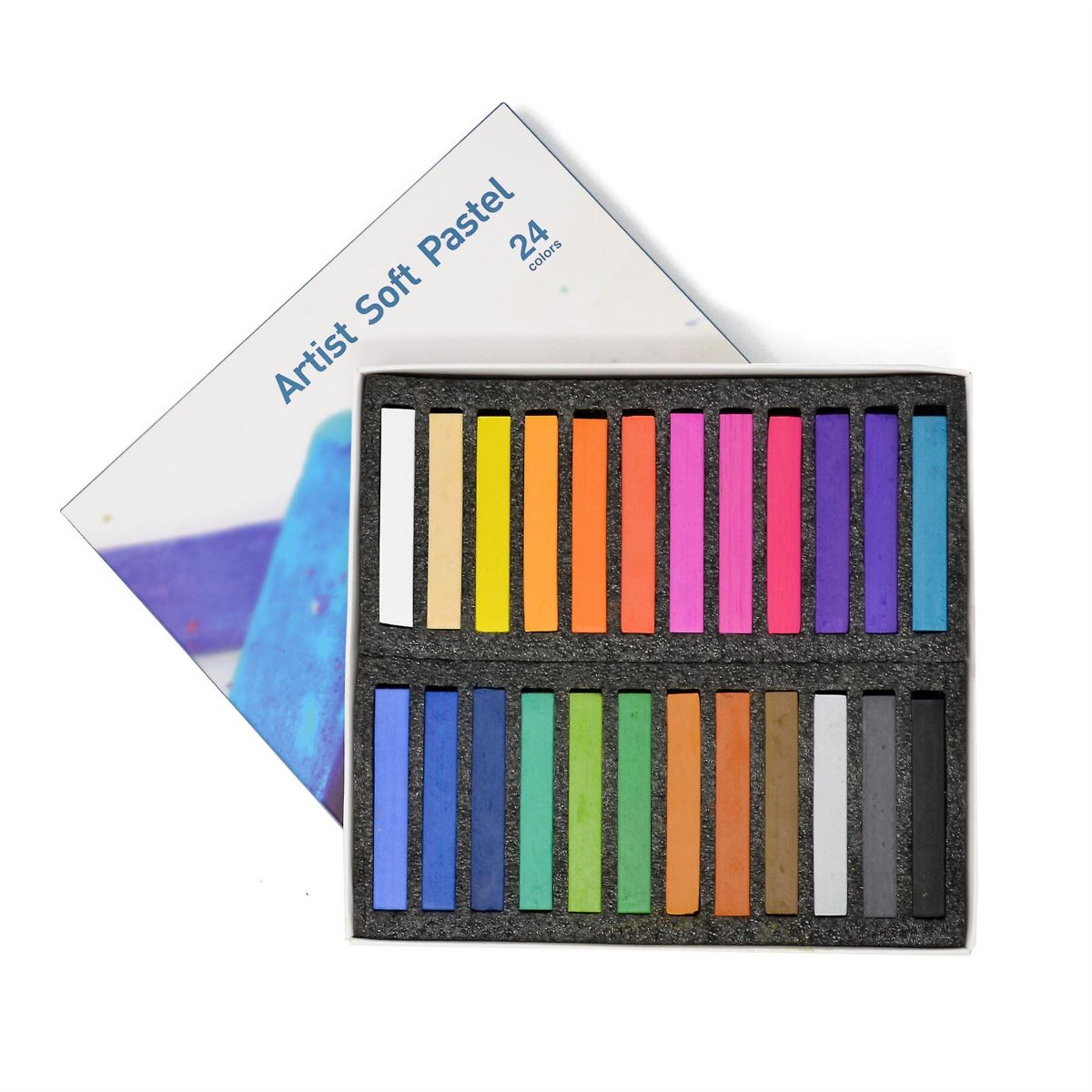 Pastel Seco Sinoart - 24 Cores -  PO9924C Livraria Skilo