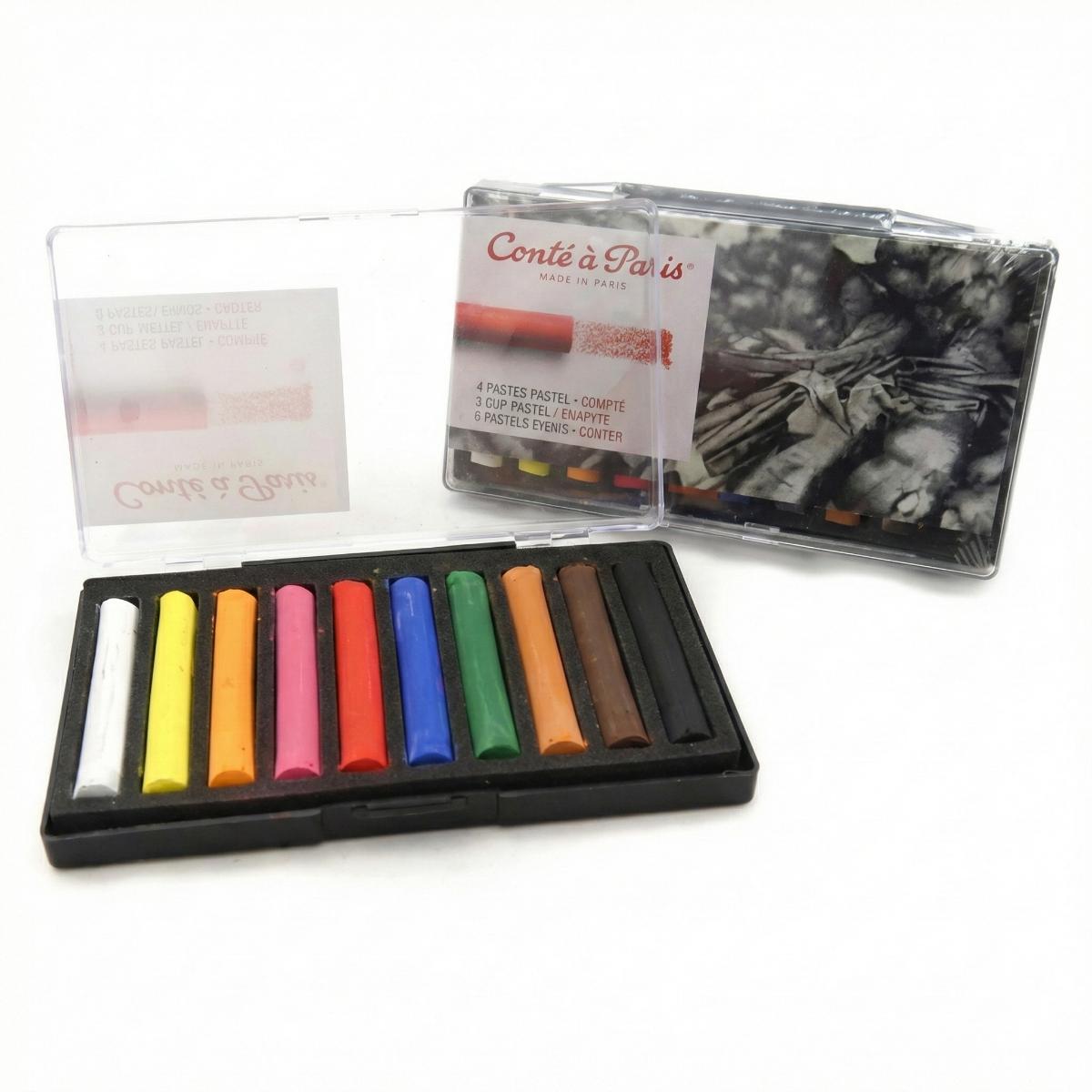 Pastel Seco Soft Conté à Paris - 10 Cores Conté à Paris