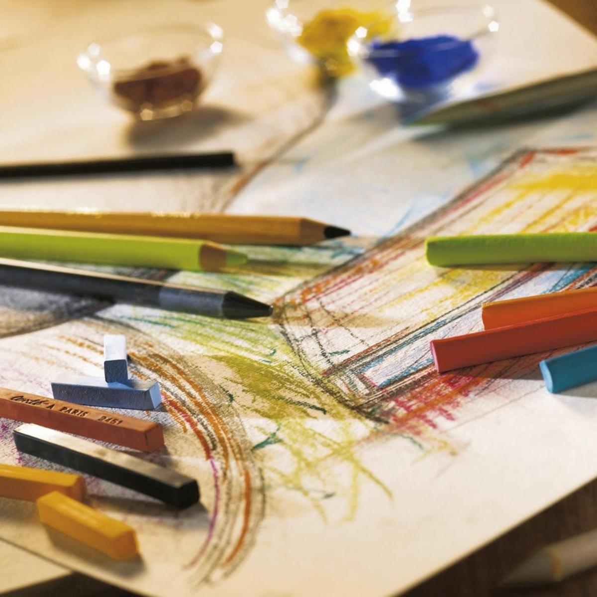 Pastel Seco Soft Conté à Paris - 10 Cores Conté à Paris