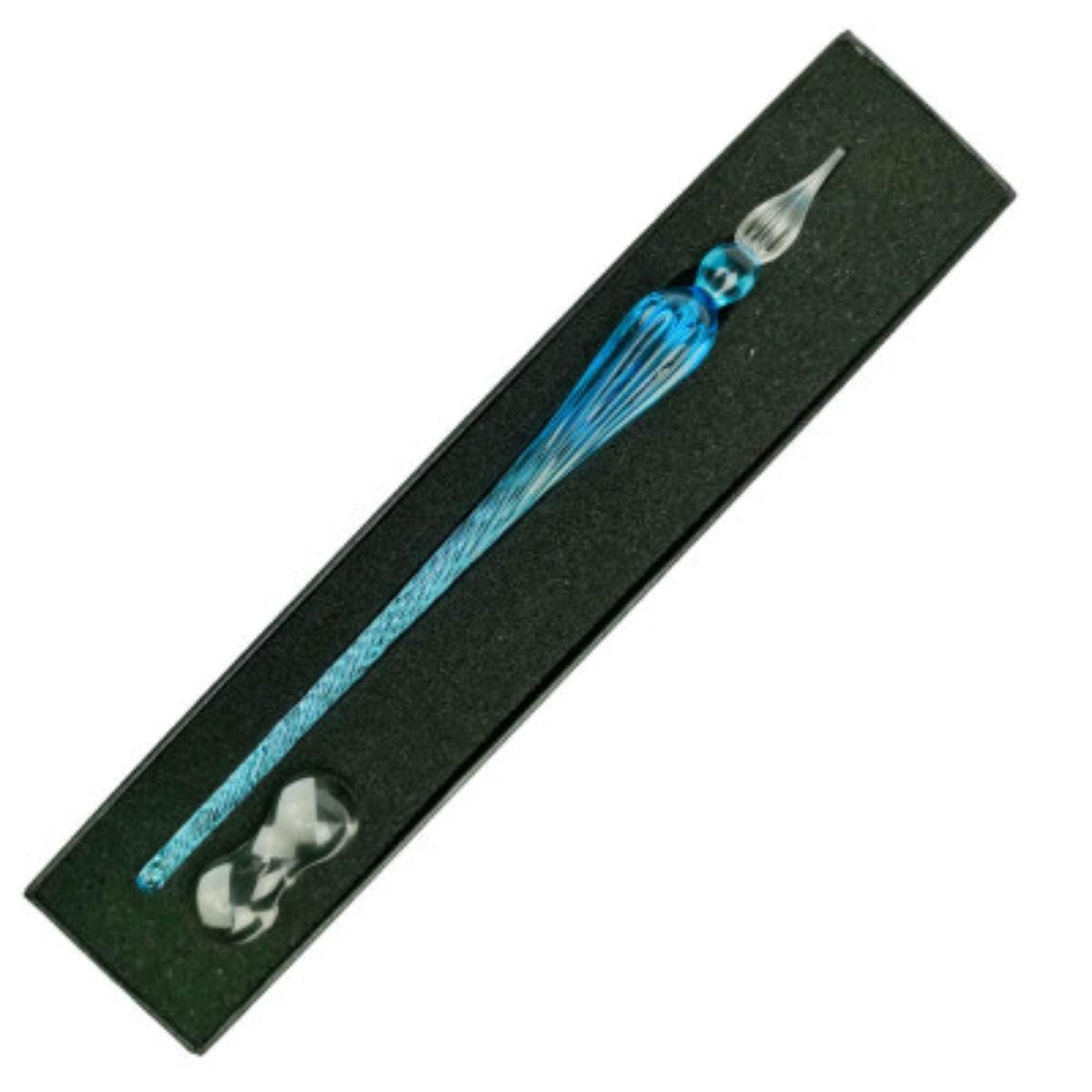 Pena Para Caligrafia - Vidro Azul- SFB01893 Sinoart