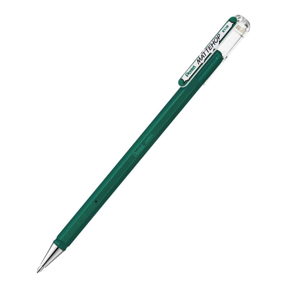 Pentel Mattehop  Caneta Roller Gel Pentel 1,0mm - Cores Dark Green Pentel Caneta Gel