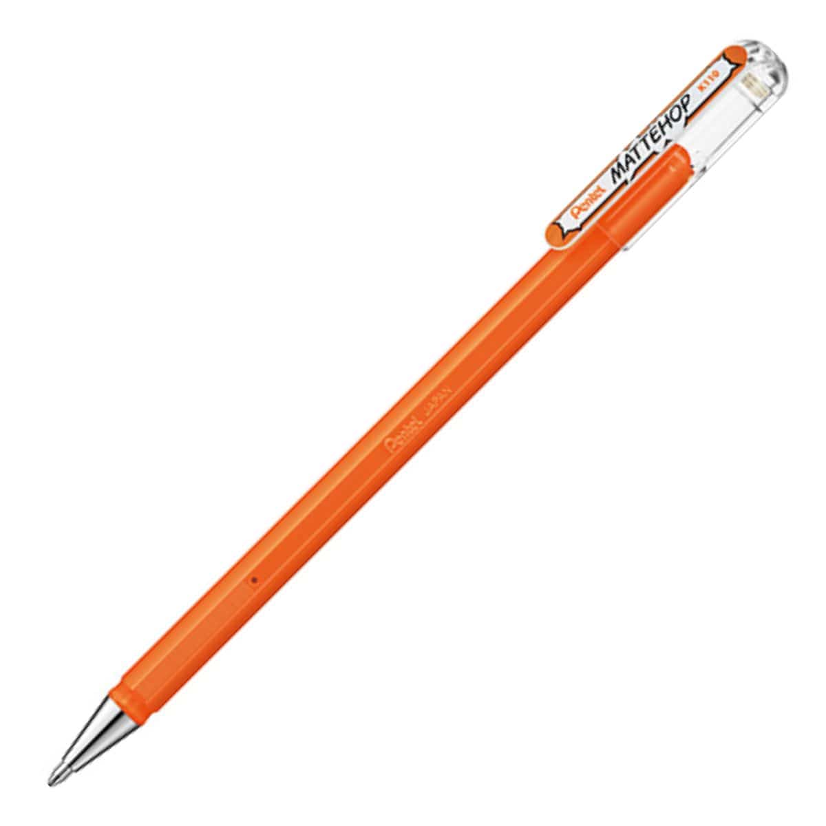 Pentel Mattehop  Caneta Roller Gel Pentel 1,0mm - Cores Orange Pentel Caneta Gel