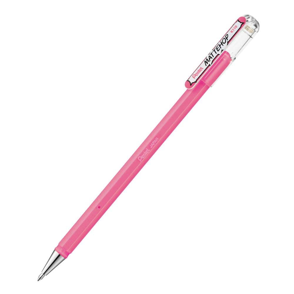 Pentel Mattehop  Caneta Roller Gel Pentel 1,0mm - Cores Light Pink Pentel Caneta Gel