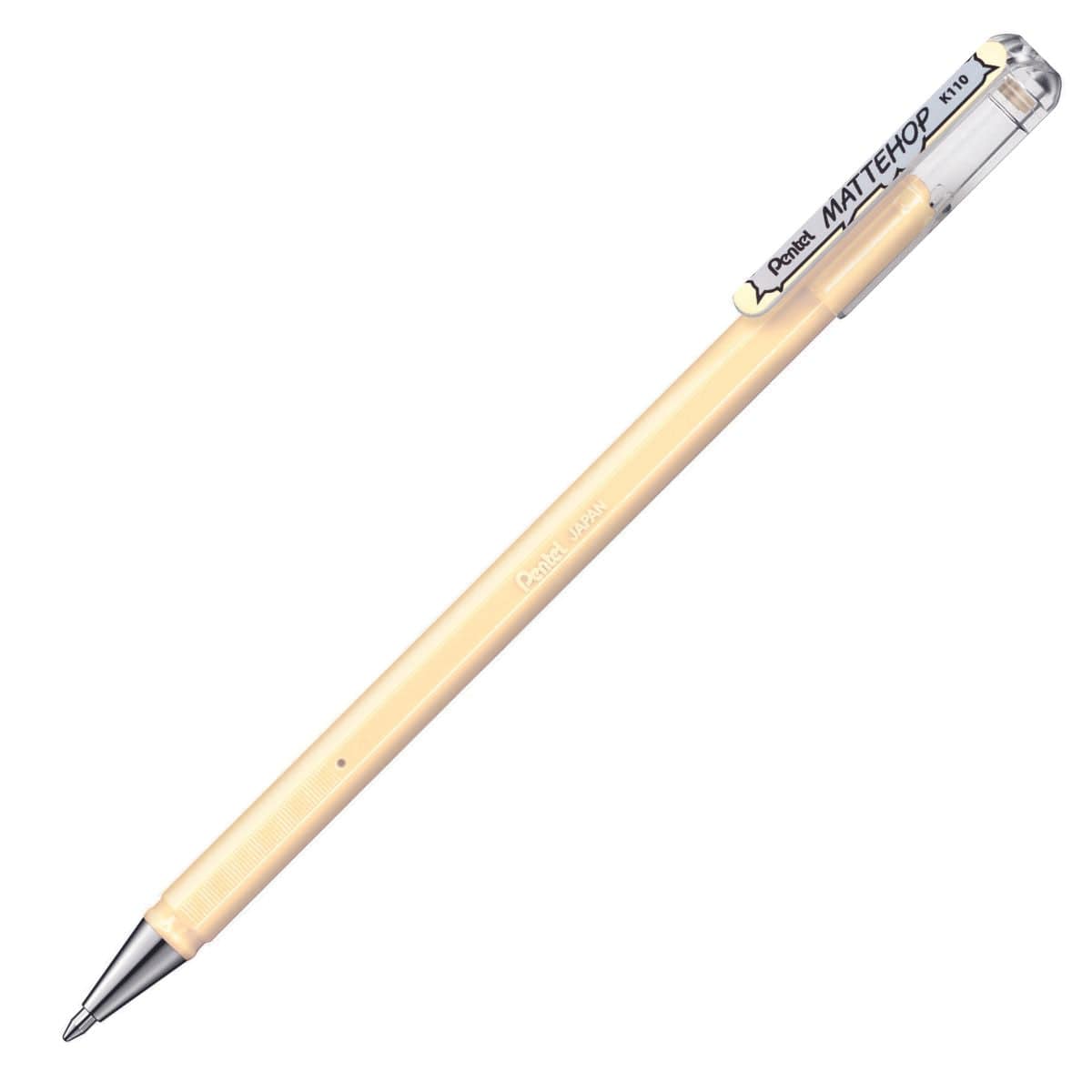 Pentel Mattehop  Caneta Roller Gel Pentel 1,0mm - Cores Ivory White Pentel Caneta Gel