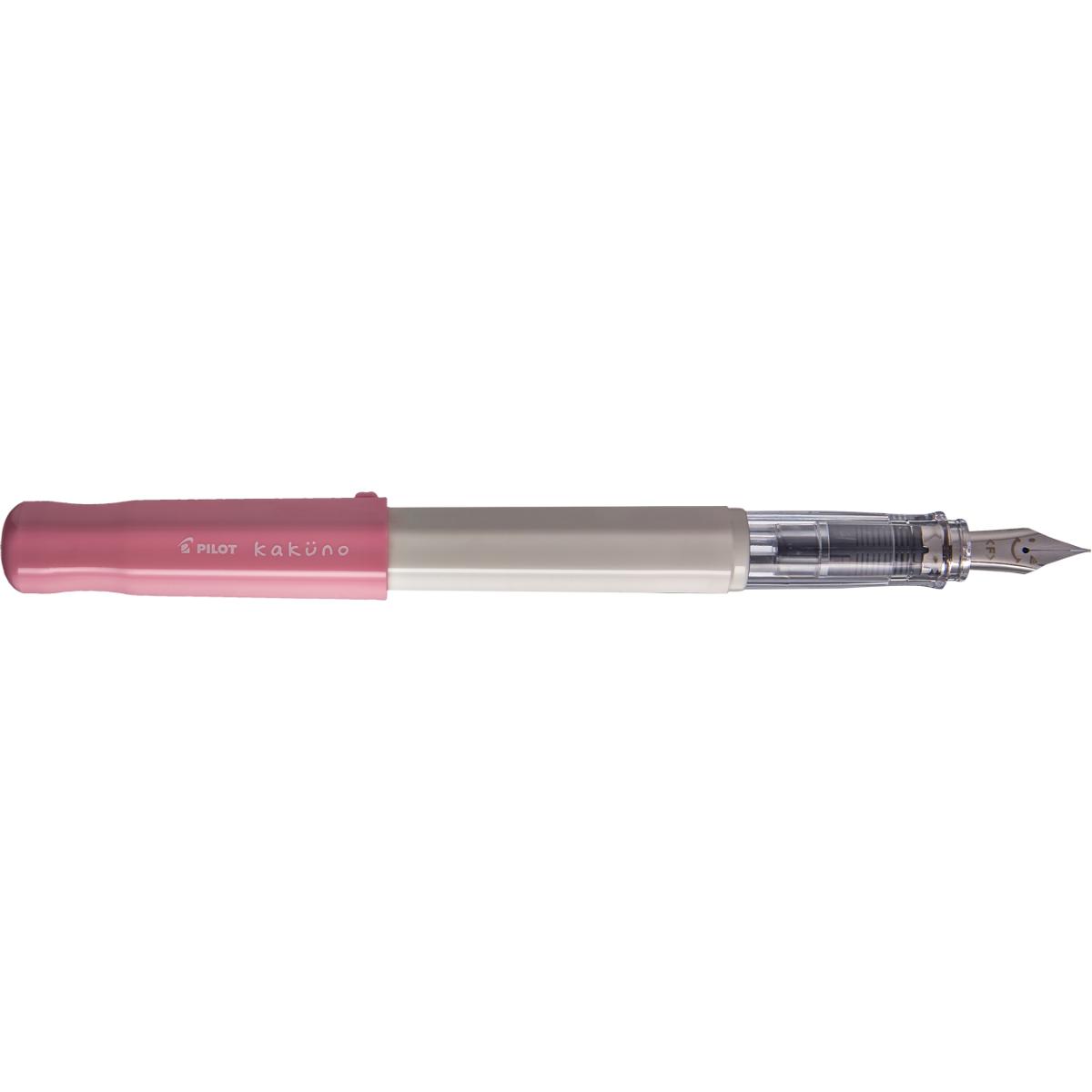 Pilot Kakuno - Caneta Tinteiro Pilot - Ponta Fina - Tampa Rosa Pilot