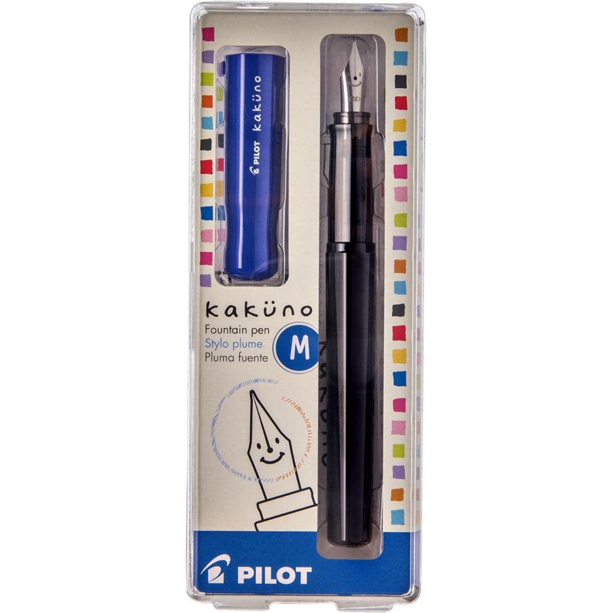 Pilot Kakuno  Caneta Tinteiro Pilot - Ponta Média Azul Pilot