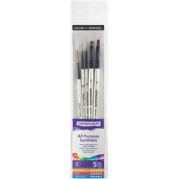 Pincéis Graduate Daler Rowney - Detalhes - Kit 5 Unidades Daler & Rowney