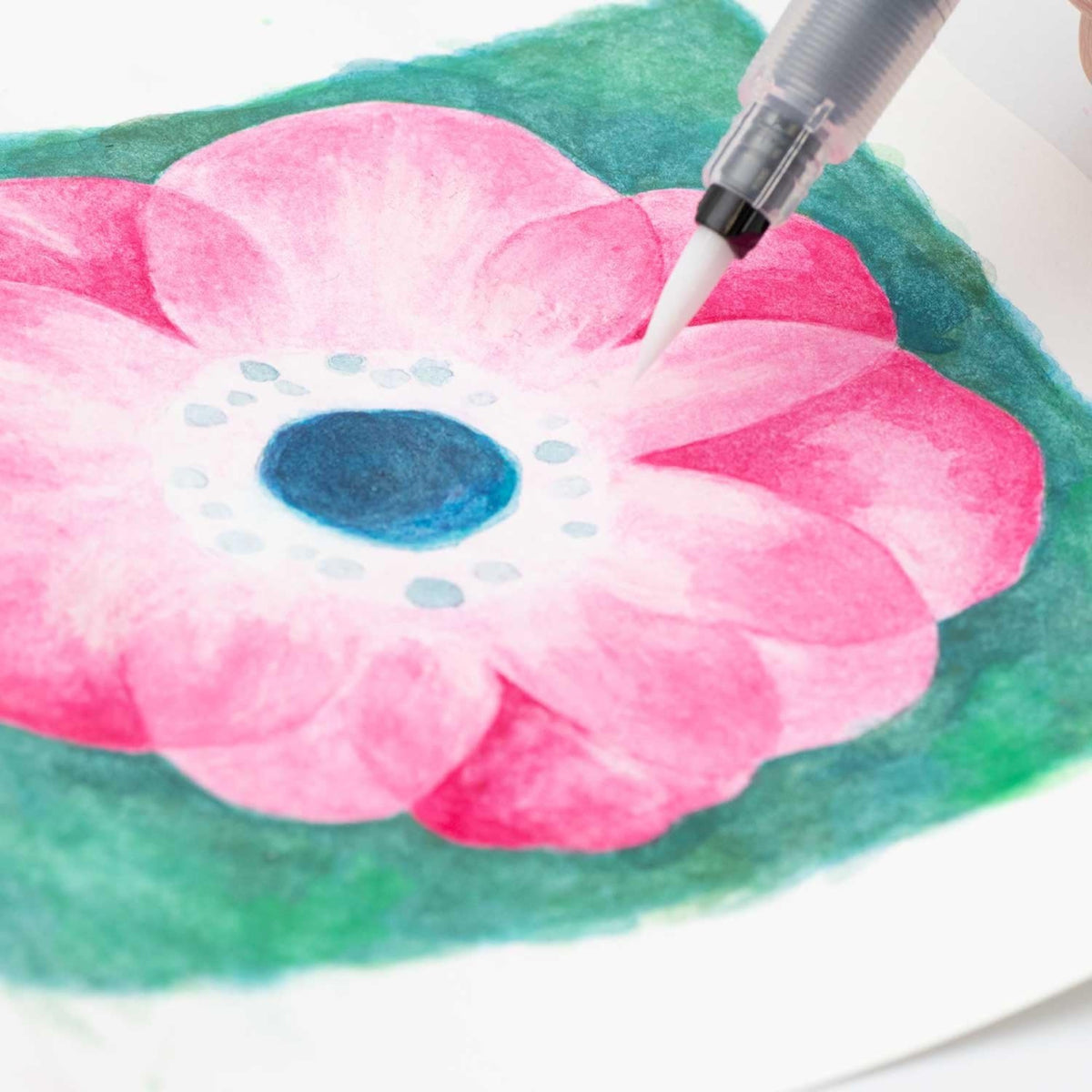 Pincel Com Reservatório Pentel Aquash Brush - Ponta Média Pentel