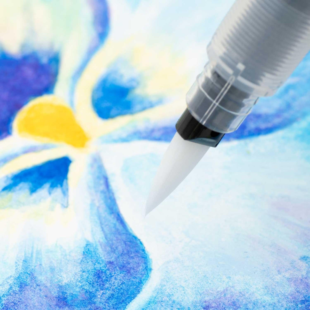 Pincel Com Reservatório Pentel Aquash Brush - Ponta Média Pentel