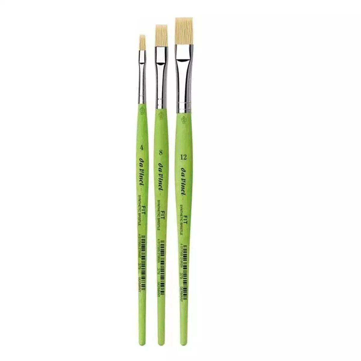 Pincel Da Vinci Fit Série 379 - 3 Pinceis Conjunto 4201 Da Vinci