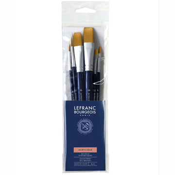 Pincel Para Acrílica Lefranc & Bourgeois - Conjunto com 6 Winsor & Newton