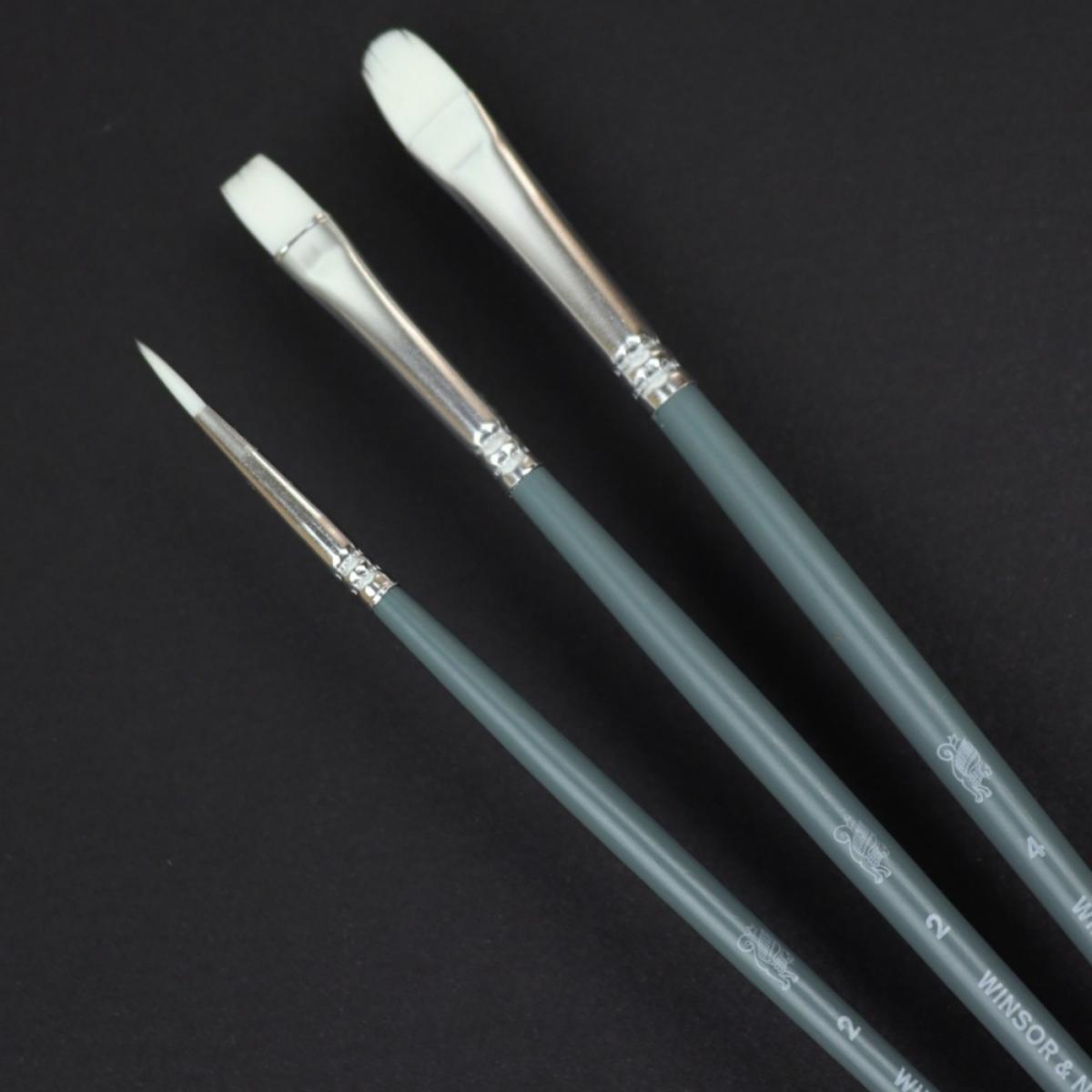 Pincel Para Acrílica Winsor & Newton Foundation - Conjunto com 3 (B) Winsor & Newton