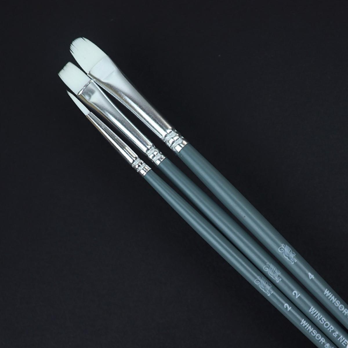 Pincel Para Acrílica Winsor & Newton Foundation - Conjunto com 3 (B) Winsor & Newton