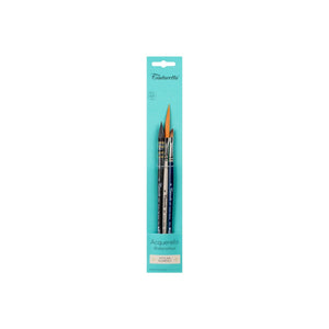 Pincel Para Aquarela Tintoretto - Conjunto com 3 Pinceis - Pintura Floral