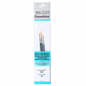 Pincel Para Aquarela Winsor & Newton Foundation - Conjunto com 3 (C)