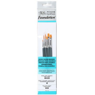 Pincel Para Aquarela Winsor & Newton Foundation - Conjunto com 6 (A) Winsor & Newton