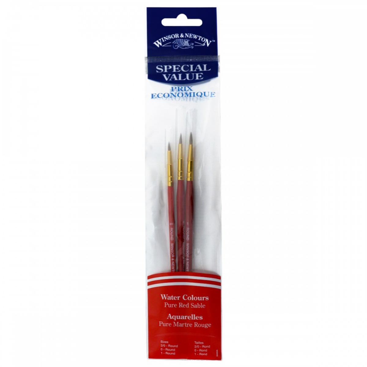 Pincel Para Aquarela Winsor & Newton Special Value - Conjunto com 3 Winsor & Newton