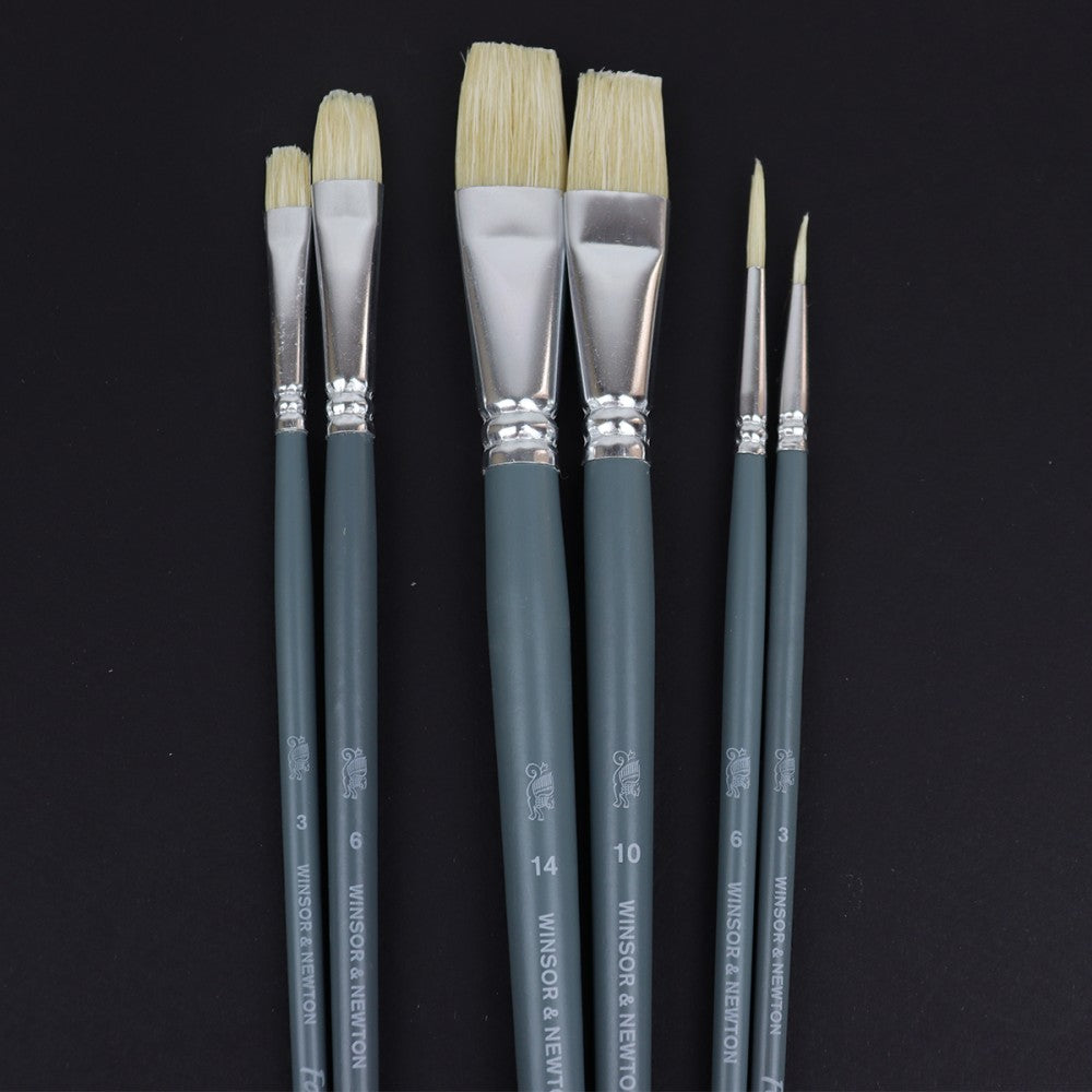 Pincel Para Óleo Winsor & Newton Foundation - Conjunto com 6 Winsor & Newton