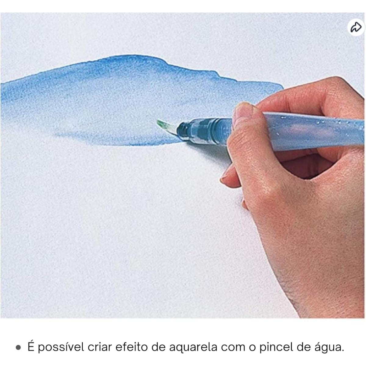 Pincel Pentel Aquash Brush Com Reservatório - Grosso (XP/FRH-B) Pentel