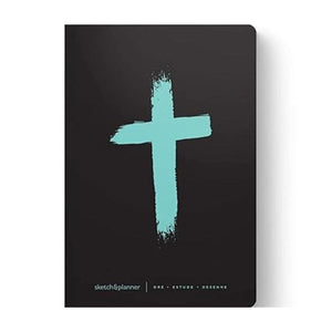 Planner Cristão Sketch e Planner - Cruz Menta - Sankto