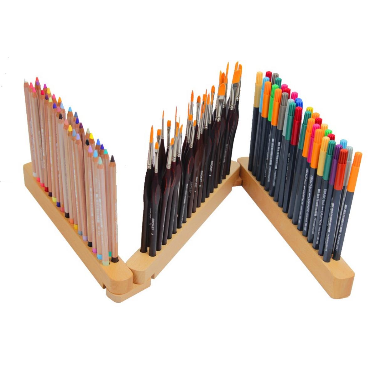 Porta Lápis e Pincel Horizontal - Para 102 Unidades - Sinoart Sinoart