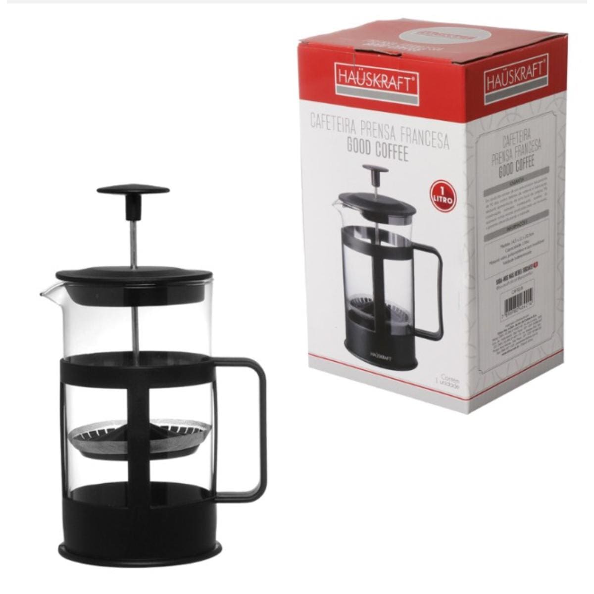 Prensa Francesa 1L - Good Coffe by Hauskraft Hauskraft