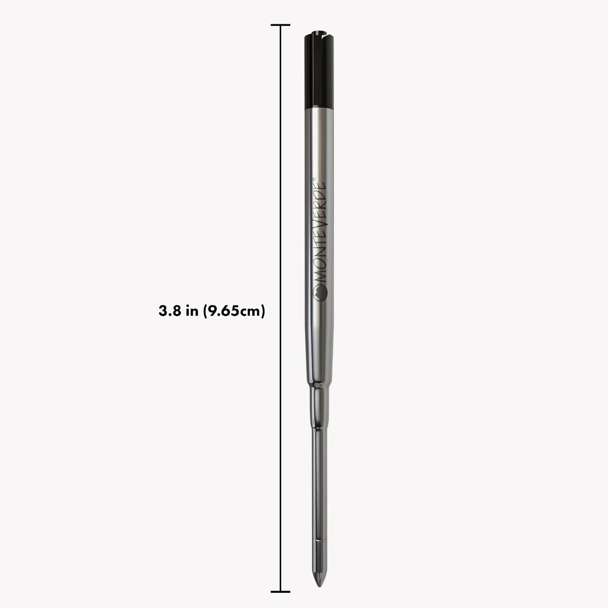 Refil Esferográfica Monteverde - Compatível com Parker - Superbroad Black Monteverde